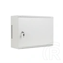Lanberg Rack szekrény (19", fali, 4U+3U, 540x200 mm, alacsony profil, összeszerelt, szürke)