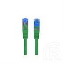 Lanberg S/FTP CAT6a patch kábel (0,5 m, zöld, CCA, LSZH)