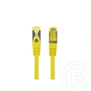 Lanberg S/FTP CAT6a patch kábel (1 m, sárga, réz, LSZH)