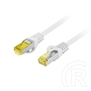 Lanberg S/FTP CAT6a patch kábel (5 m, LSZH, szürke)