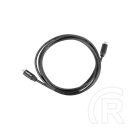 Lanberg USB-C (M/M) 2.0 adatkábel 1,8 m (fekete, USB 2.0, 60W PD, Quick Charge 4.0, 480 Mb/s)