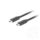 Lanberg USB-C kábel 1,8 m (USB-C - USB-C, 3.1 Gen2, 10 Gb/s, PD 100 W, Quick Charge 4.0, fekete)