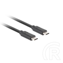 Lanberg USB-C kábel 1,8 m (USB-C - USB-C, 3.1 Gen2, 10 Gb/s, PD 100 W, Quick Charge 4.0, fekete)