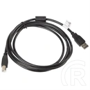 Lanberg USB kábel (fekete, 1,8 m, USB-A - USB-B, USB 2.0, 480 Mb/s, ferrit, aranyozott csatlakozók)