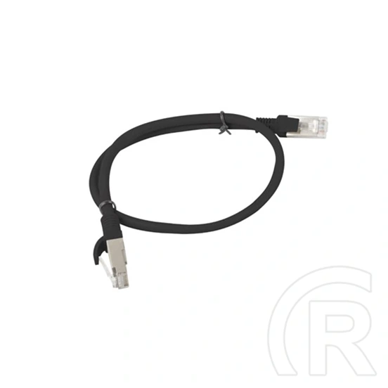 Lanberg UTP CAT6 patch kábel (0,5 m, fekete)