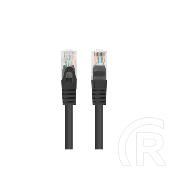 Lanberg UTP CAT6 patch kábel (25 cm, fekete)