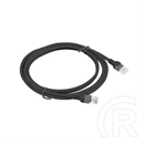 Lanberg UTP CAT6 patch kábel (2 m, fekete)