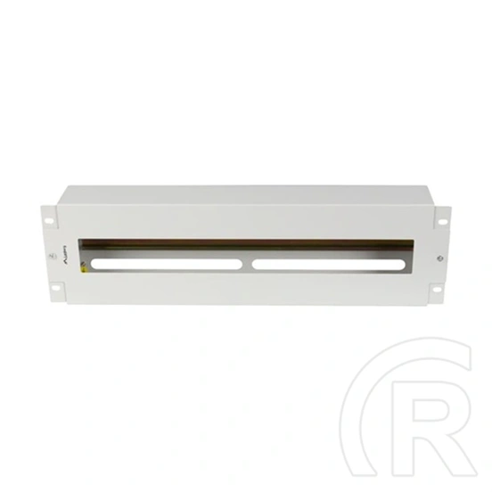 Lanberg biztosíték panel (19", 3U, DIN sín, szürke)