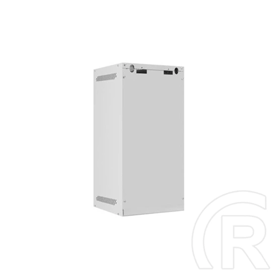 Lanberg fali rackszekrény (10", 12U, 280x310 mm, üvegajtó, lapraszerelt, szürke)