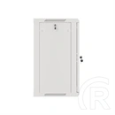 Lanberg fali rackszekrény 15U (19", 600x450 mm, edzett üvegajtó, lapraszerelt, szürke)
