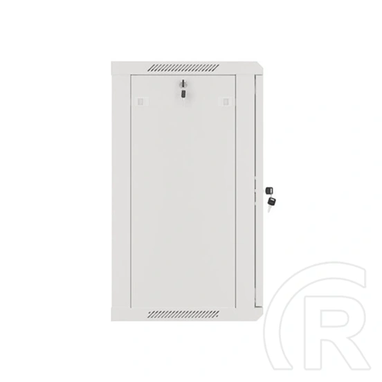 Lanberg fali rackszekrény 15U (19", 600x450 mm, edzett üvegajtó, lapraszerelt, szürke)