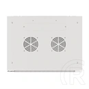 Lanberg fali rackszekrény 15U (19", 600x450 mm, edzett üvegajtó, lapraszerelt, szürke)