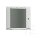 Lanberg fali rackszekrény (19", 12U, 600x450 mm, lapraszerelt, szürke)