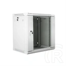 Lanberg fali rackszekrény (19", 12U, 600x450 mm, lapraszerelt, szürke)