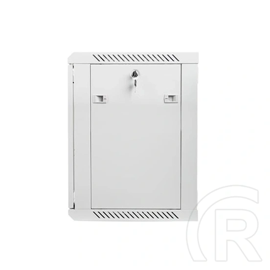 Lanberg fali rackszekrény (19", 12U, 600x450 mm, lapraszerelt, szürke)