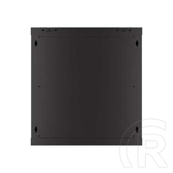 Lanberg fali rackszekrény (19", 12U, 600x450 mm, perforált ajtó, lapraszerelt, fekete)