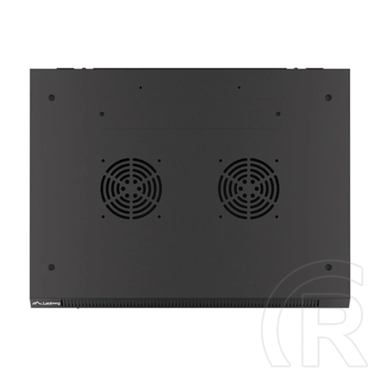 Lanberg fali rackszekrény (19", 18U, 600x450 mm, üvegajtó, lapraszerelt, fekete)