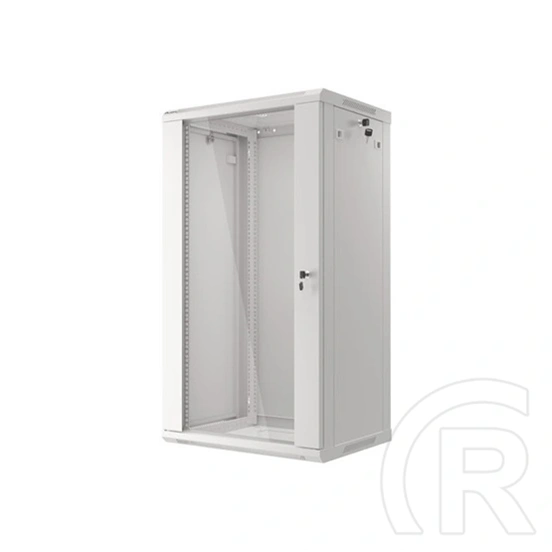 Lanberg fali rackszekrény (19", 22U, 600x450 mm, lapraszerelt, szürke)