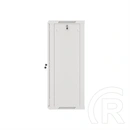 Lanberg fali rackszekrény (19", 22U, 600x450 mm, lapraszerelt, szürke)