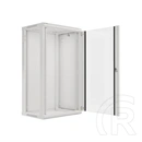 Lanberg fali rackszekrény (19", 22U, 600x450 mm, lapraszerelt, szürke)