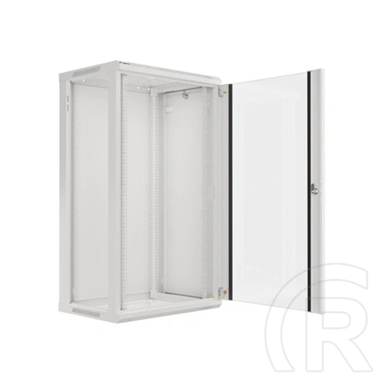 Lanberg fali rackszekrény (19", 22U, 600x450 mm, lapraszerelt, szürke)