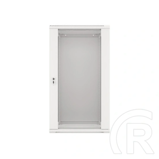 Lanberg fali rackszekrény (19", 22U, 600x450 mm, lapraszerelt, szürke)
