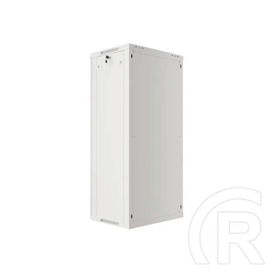 Lanberg fali rackszekrény (19", 27U, 600x450 mm, lapraszerelt, szürke)