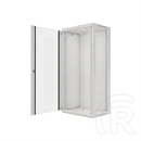 Lanberg fali rackszekrény (19", 27U, 600x450 mm, lapraszerelt, szürke)