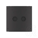 Lanberg fali rackszekrény (19", 4U, lapraszerelt, 600x600 mm, fekete)