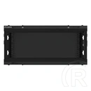 Lanberg fali rackszekrény (19", 4U, lapraszerelt, 600x600 mm, fekete)