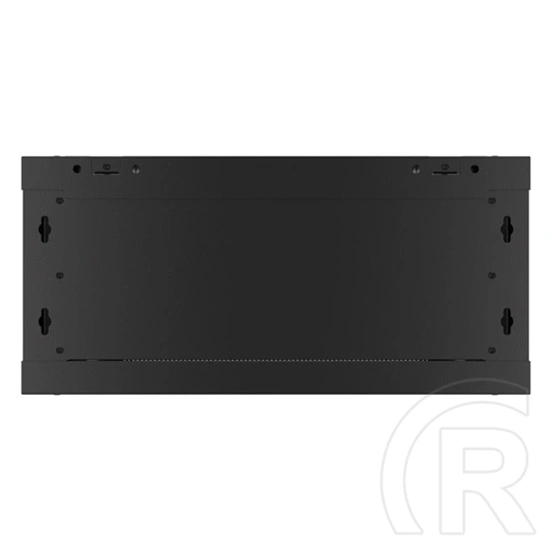 Lanberg fali rackszekrény (19", 4U, lapraszerelt, 600x600 mm, fekete)