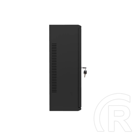 Lanberg fali rackszekrény (19", 6U+3U, 540x200 mm, alacsony profil, összeszerelt, fekete)