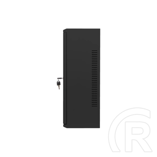 Lanberg fali rackszekrény (19", 6U+3U, 540x200 mm, alacsony profil, összeszerelt, fekete)