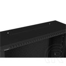 Lanberg fali rackszekrény (19", 6U+3U, 540x200 mm, alacsony profil, összeszerelt, fekete)