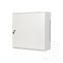 Lanberg fali rackszekrény (19", 6U+3U, 540x200 mm, alacsony profilú, összeszerelt, szürke)
