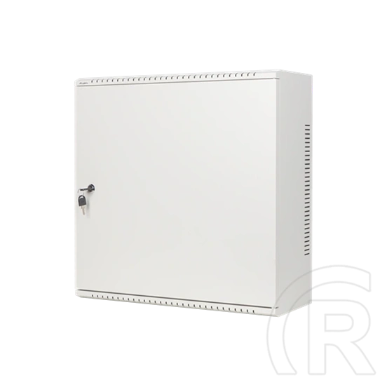 Lanberg fali rackszekrény (19", 6U+3U, 540x200 mm, alacsony profilú, összeszerelt, szürke)