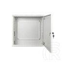 Lanberg fali rackszekrény (19", 6U+3U, 540x200 mm, alacsony profilú, összeszerelt, szürke)
