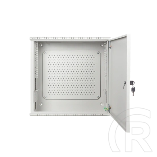 Lanberg fali rackszekrény (19", 6U+3U, 540x200 mm, alacsony profilú, összeszerelt, szürke)
