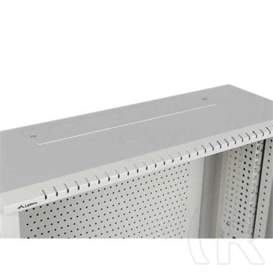 Lanberg fali rackszekrény (19", 6U+3U, 540x200 mm, alacsony profilú, összeszerelt, szürke)