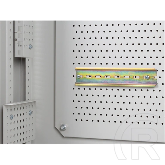 Lanberg fali rackszekrény (19", 6U+3U, 540x200 mm, alacsony profilú, összeszerelt, szürke)
