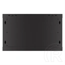 Lanberg fali rackszekrény (19", 6U, 600x450 mm, perforált ajtó, lapraszerelt, fekete)
