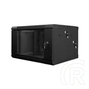 Lanberg fali rackszekrény (19", 6U, 600x600 mm, lapraszerelt, szürke)