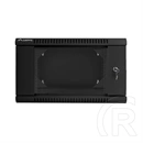Lanberg fali rackszekrény (19", 6U, 600x600 mm, lapraszerelt, szürke)