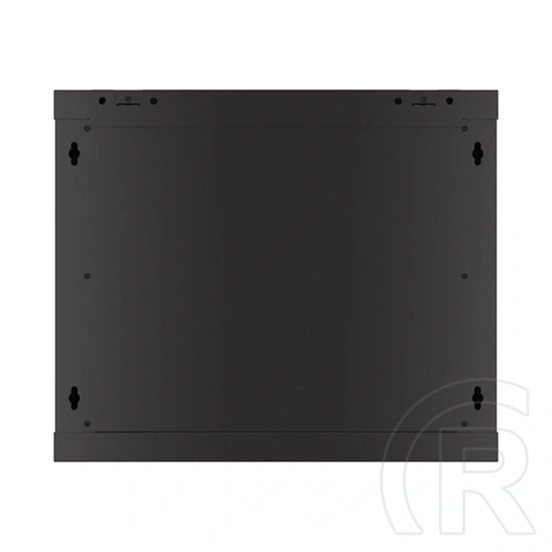 Lanberg fali rackszekrény (19", 9U, 600x450 mm, perforált ajtó, lapraszerelt, fekete)