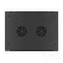 Lanberg fali rackszekrény (19", 9U, 600x450 mm, perforált ajtó, lapraszerelt, fekete)