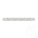 Lanberg gyűrűs kábelrendező panel (19", 1U, 5 fém gyűrű, szürke)