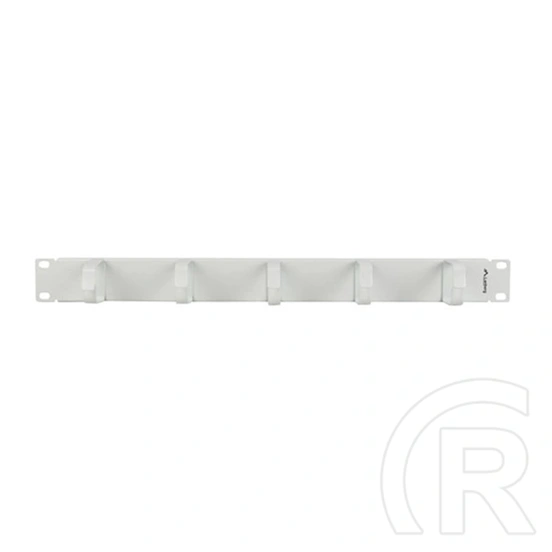 Lanberg gyűrűs kábelrendező panel (19", 1U, 5 fém gyűrű, szürke)