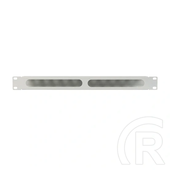 Lanberg kábelrendező (19", 1U, levehető fedél, átvezető nyílás, 70mm mély, szürke)