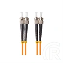 Lanberg optikai MM patch kábel duplex (15 m, ST/UPC-ST/UPC, LSZH, OM2, 50/125, 3 mm, narancssárga)