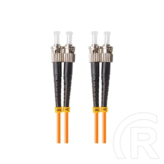 Lanberg optikai patch MM ST/UPC-ST/UPC duplex 10 m (LSZH, OM2, 50/125, 3,0 mm, narancssárga)